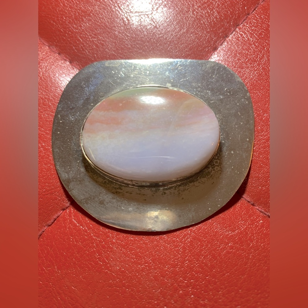 Genuine Sterling Silver with Amethyst stone Pendant